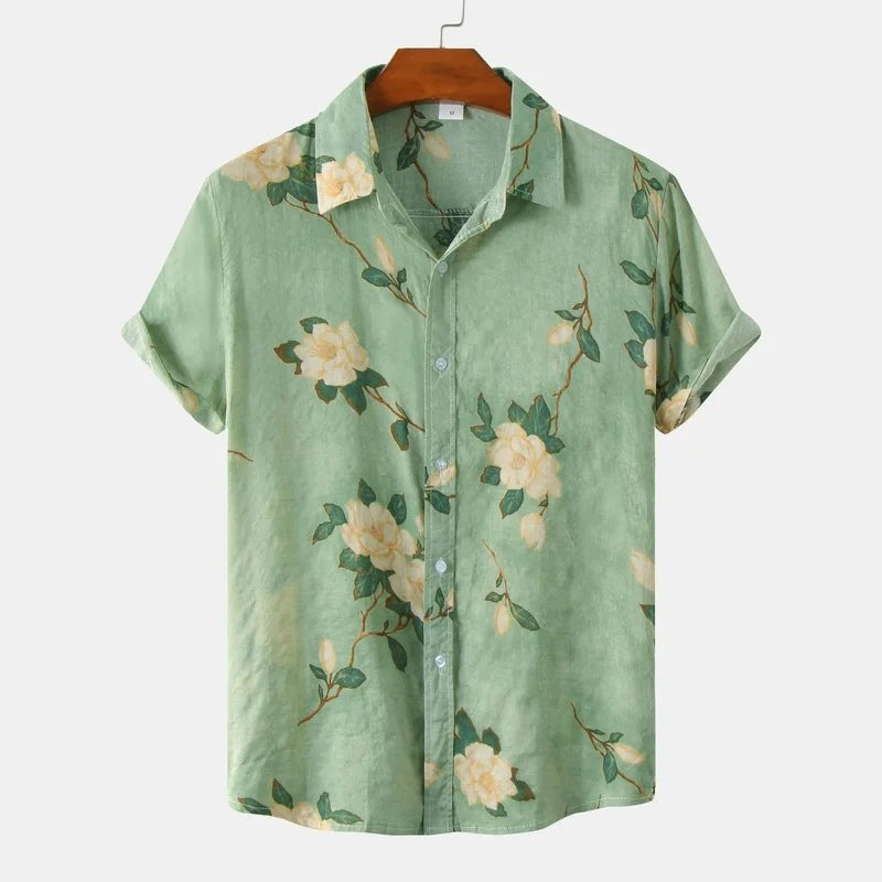 Camisa Masculina Estampada Sampaio Floral®
