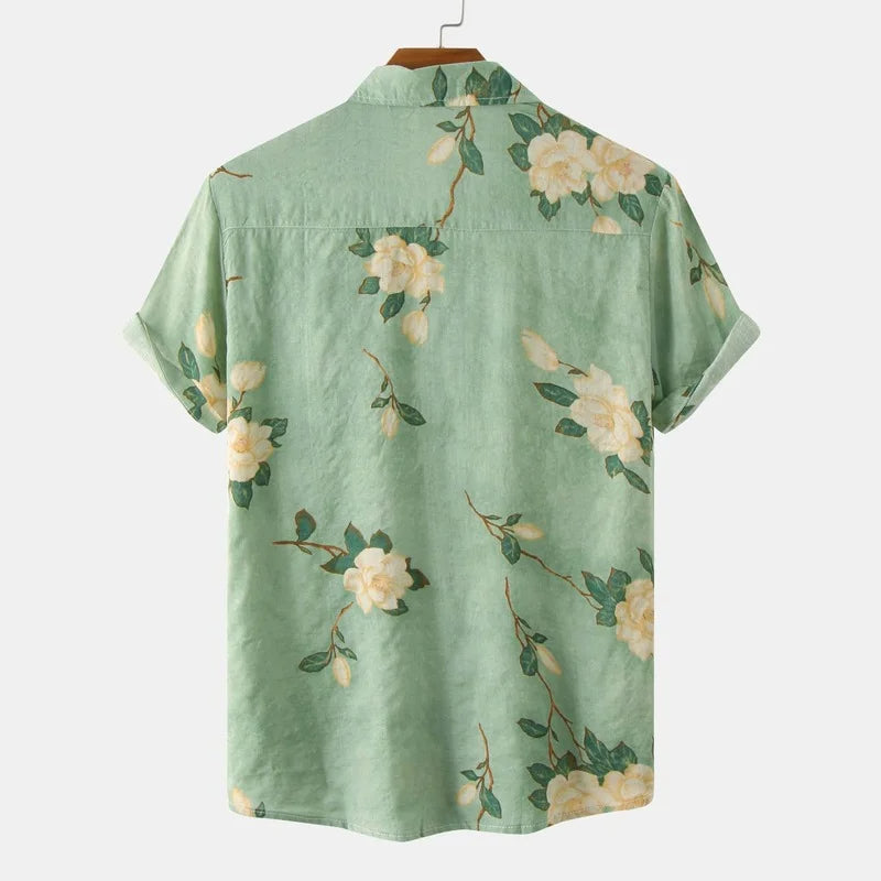 Camisa Masculina Estampada Sampaio Floral®