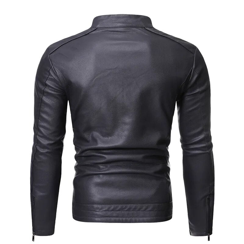 Jaqueta Masculina de Couro Sampaio® S1105