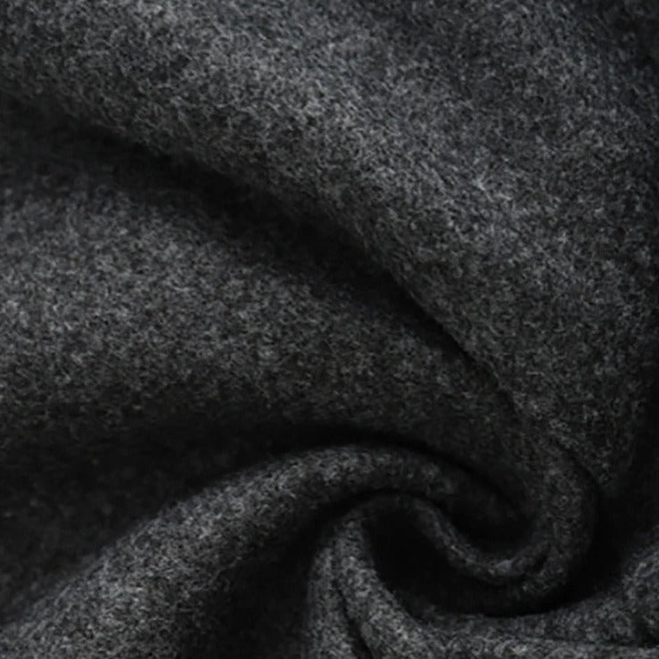 Sobretudo Longo Transpassado de Lã Masculino Sampaio®