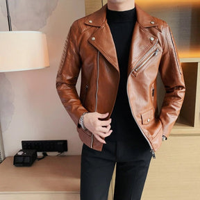 Jaqueta de Couro Masculina Sampaio® S1322