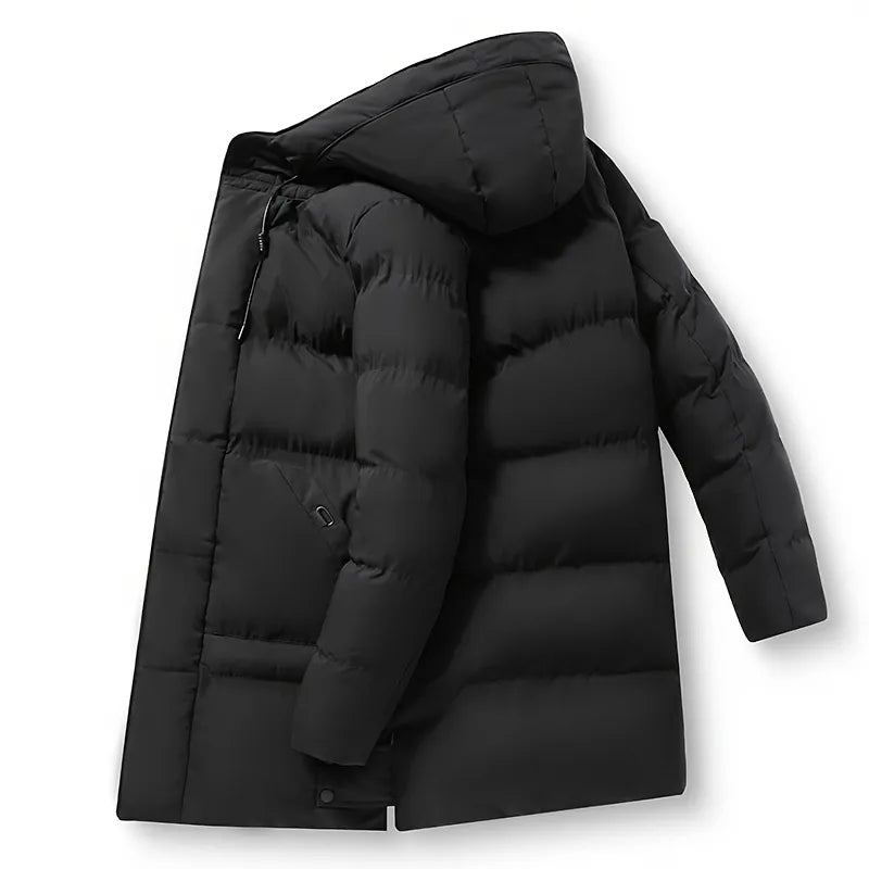 Jaqueta Puffer Longa Plus Size Masculina Sampaio®