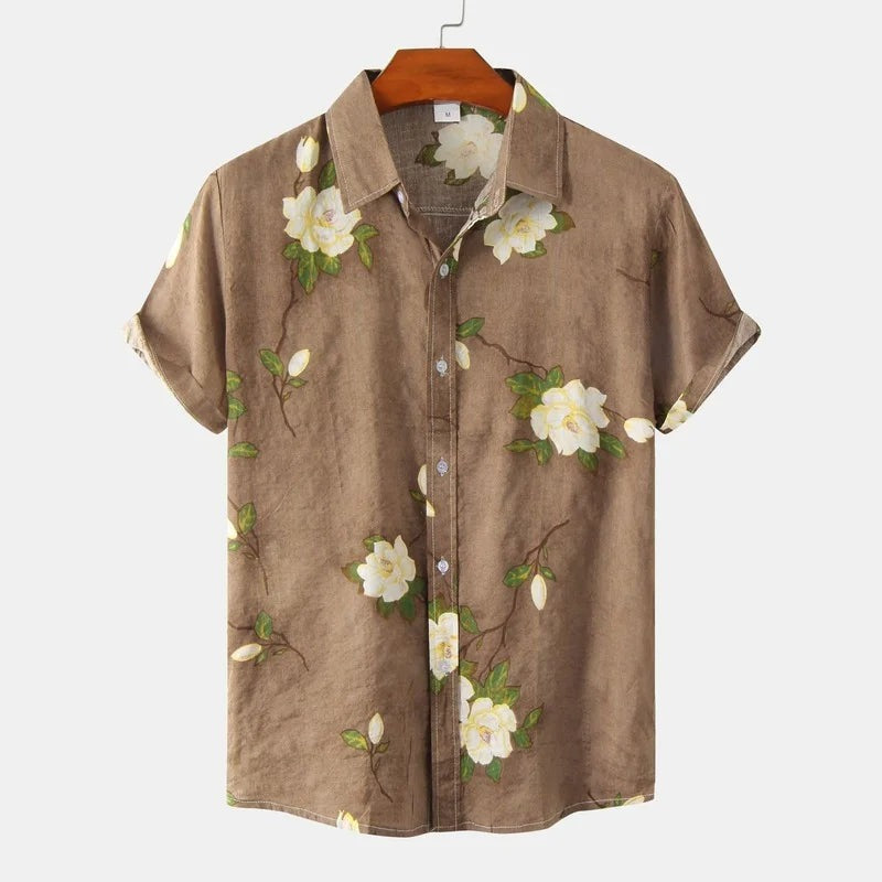 Camisa Masculina Estampada Sampaio Floral®