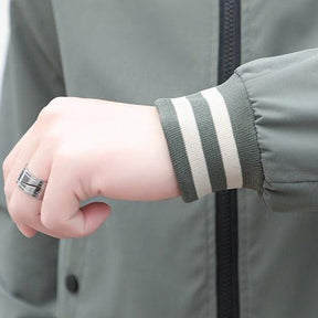 Jaqueta Masculina com Zíper Fashion