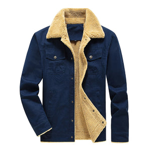 Jaqueta Jeans Masculina Interior de Lã Sampaio®