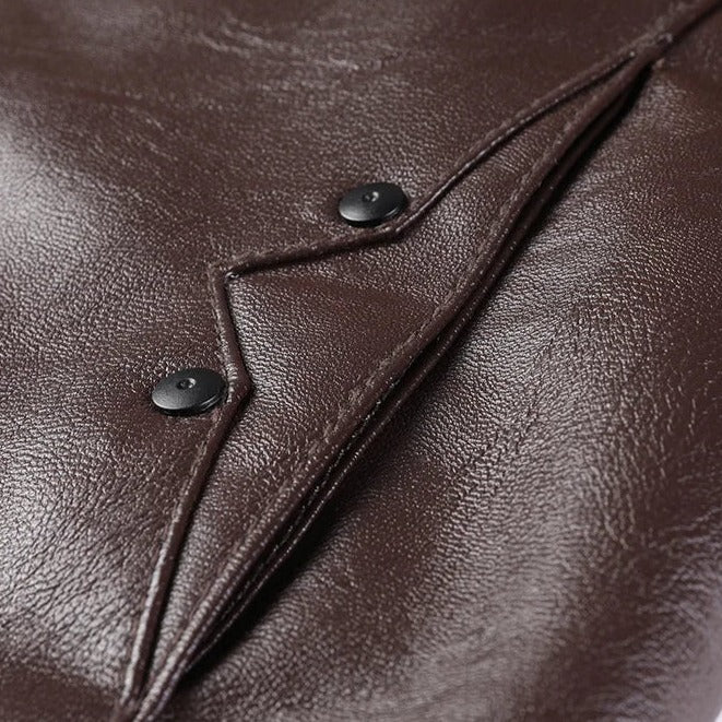 Jaqueta de Couro Masculina Sampaio® S1279