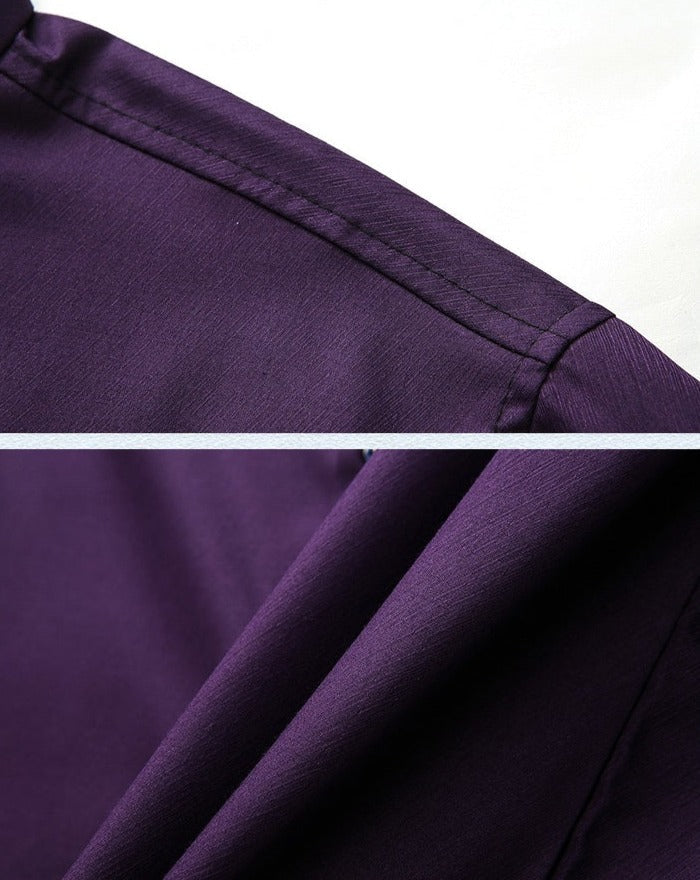 Camisa Social Manga Longa Masculina Plus Size