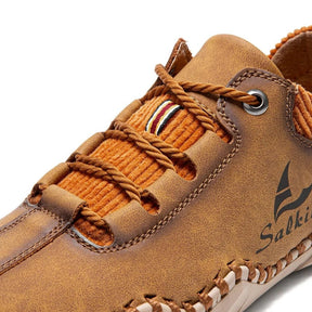 Sapatênis Masculino de Couro Casual