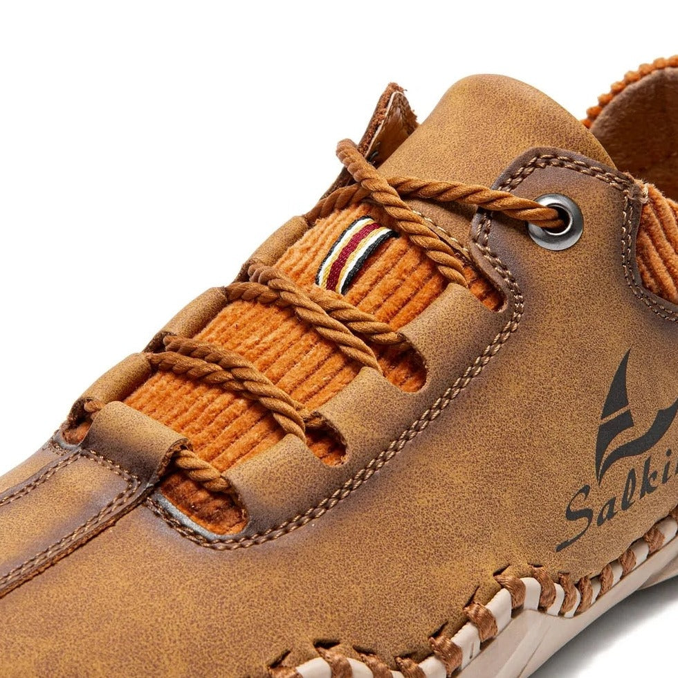 Sapatênis Masculino de Couro Casual