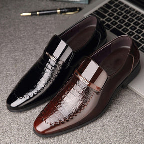 Sapato Masculino de Couro Envernizado Sampaio® S1090