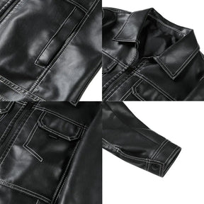 Jaqueta de Couro Masculina Sampaio® S1323