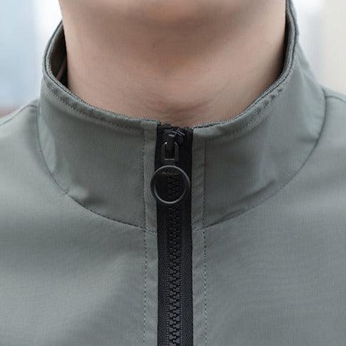 Jaqueta Masculina com Zíper Fashion