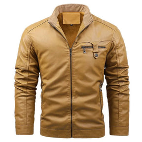 Jaqueta Masculina de Couro Sampaio® S1093