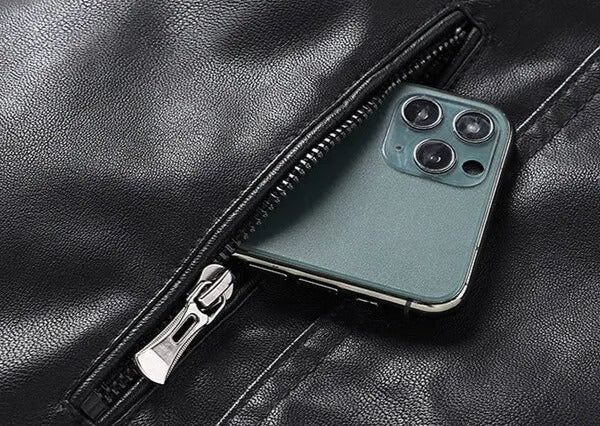 Jaqueta Masculina de Couro Sampaio® S1093