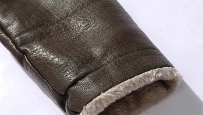 Sobretudo de Couro Masculino Sampaio® S1255