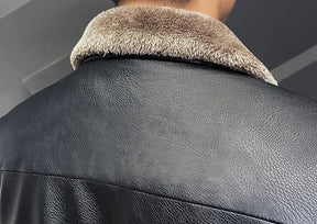 Jaqueta Masculina de Couro Sampaio® S1119