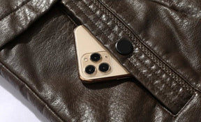 Sobretudo de Couro Masculino Sampaio® S1255