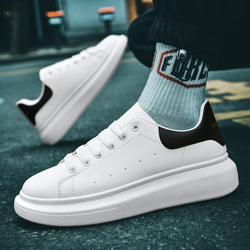 Tênis Masculino Casual de Couro