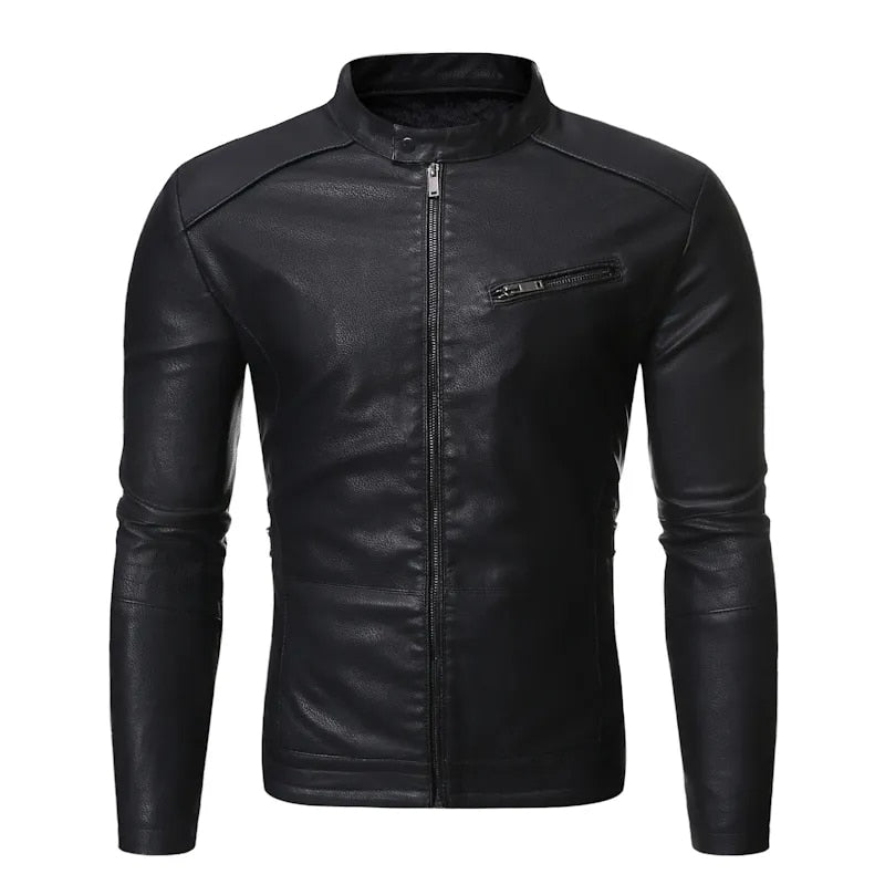 Jaqueta Masculina de Couro Sampaio® S1105