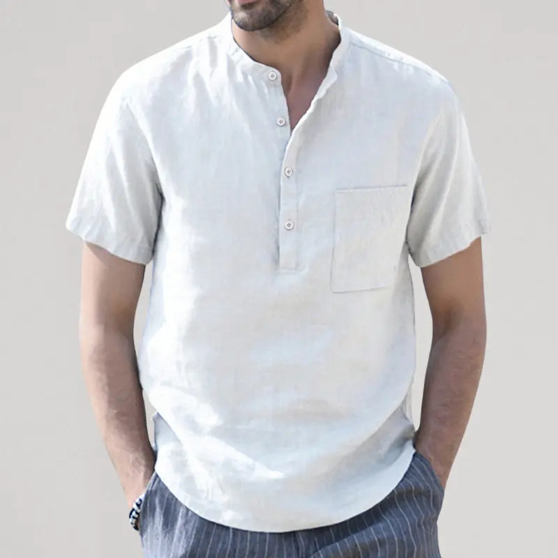 Camisa Masculina de Linho Sampaio® S1054