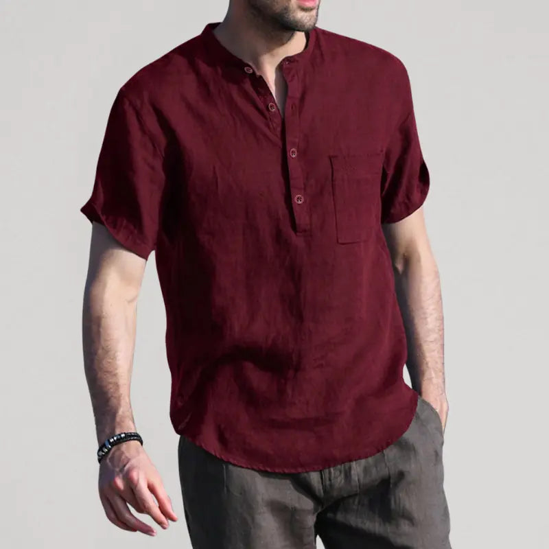 Camisa Masculina de Linho Sampaio® S1054