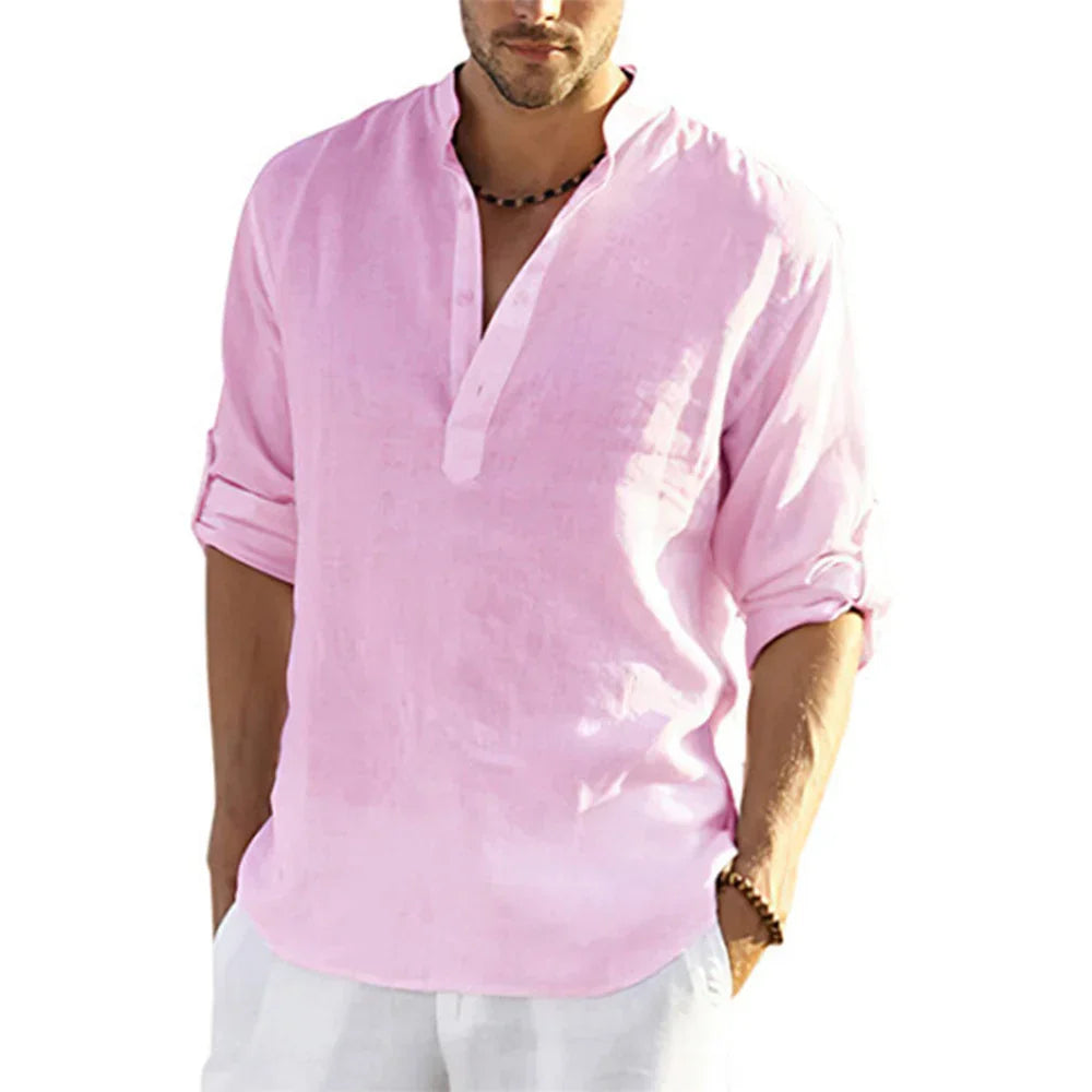 Camisa Masculina de Linho Sampaio® S1329