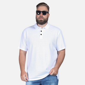 Camisa Masculina Plus Size Polo Premium