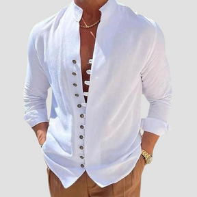 Camisa Masculina de Linho Sampaio® S1157