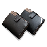 Carteira Masculina de Couro Vintage