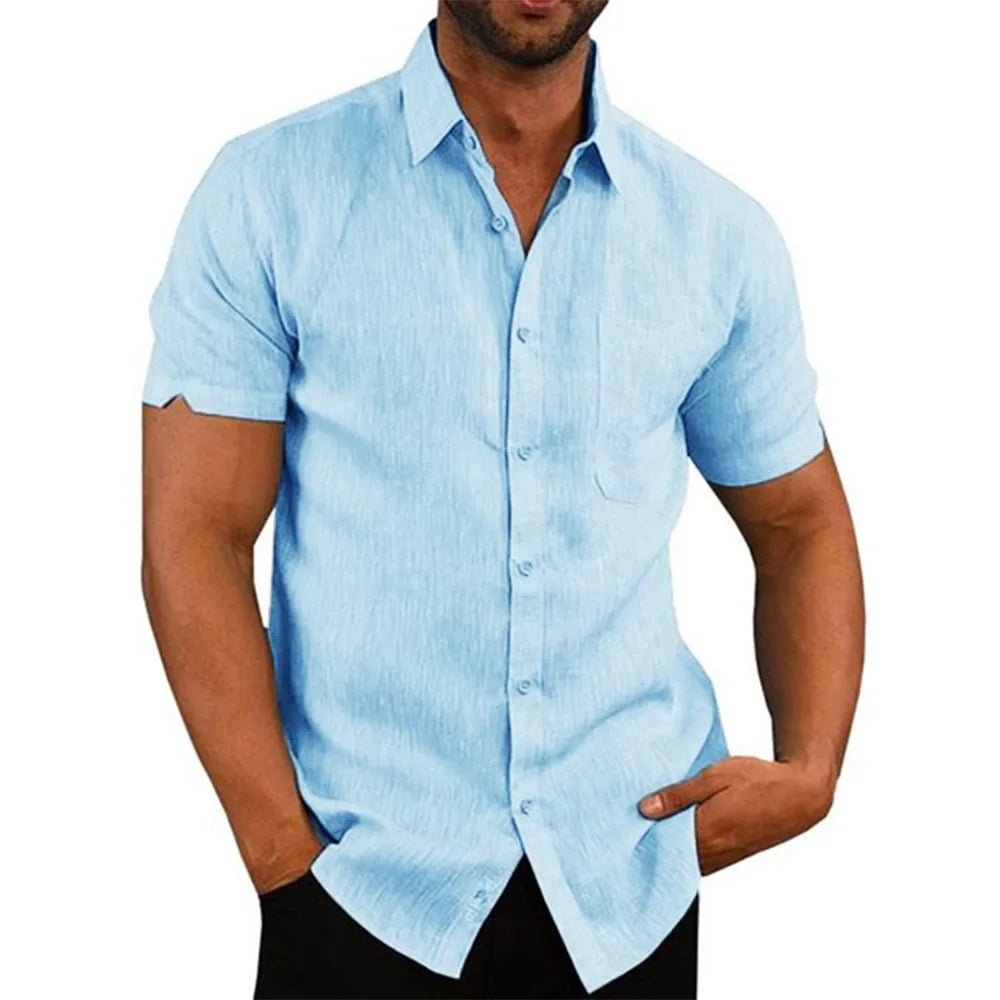Camisa Masculina de Linho Sampaio® S1159