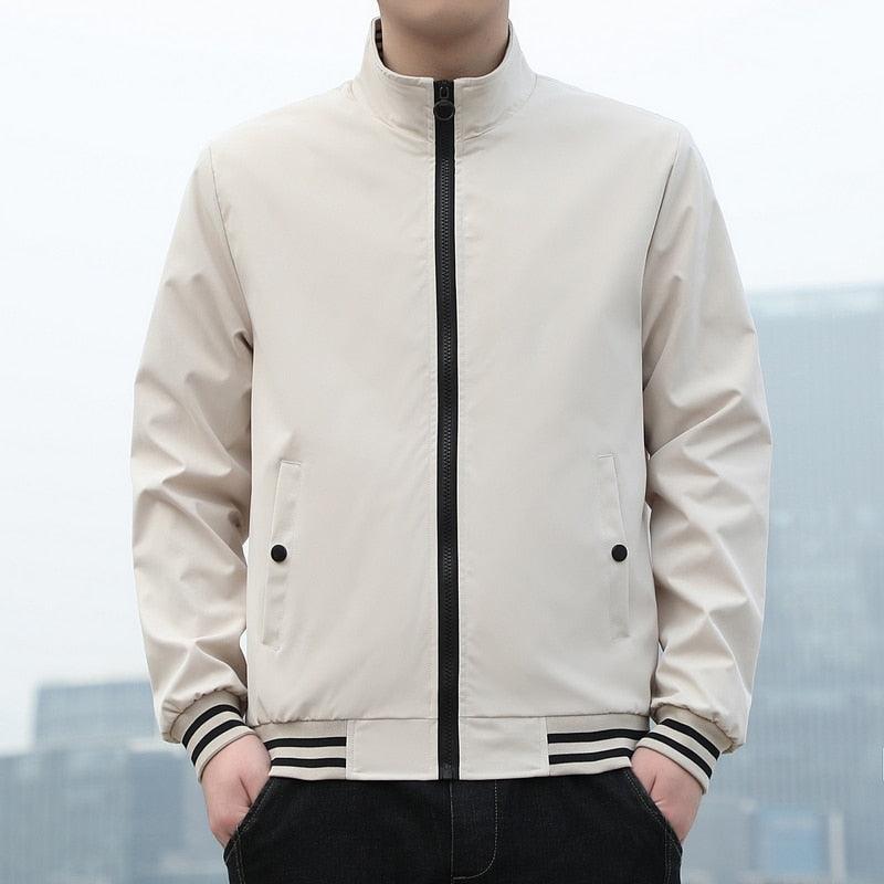 Jaqueta Masculina com Zíper Fashion