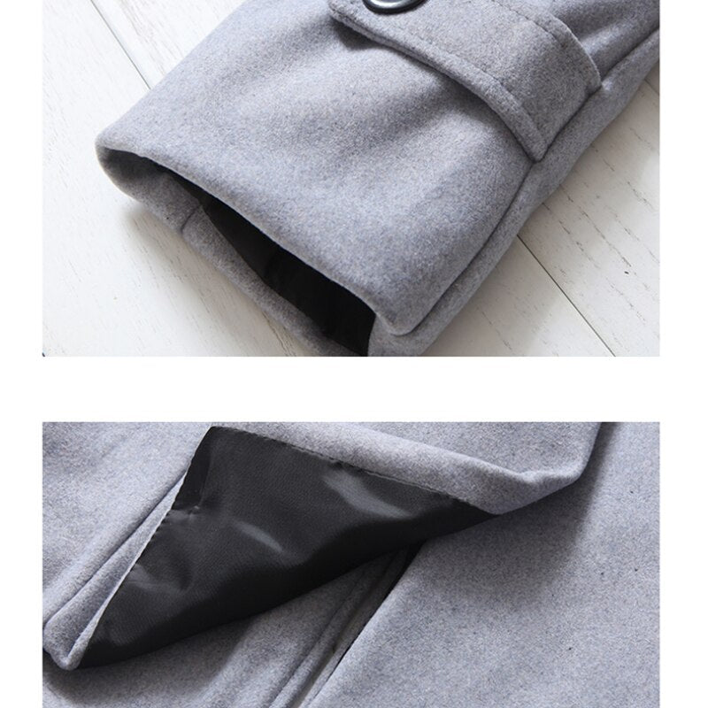 Sobretudo Masculino Abotoamento Duplo Sampaio®