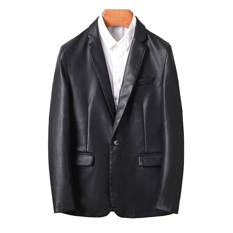Blazer Masculino de Couro Sampaio® S1063
