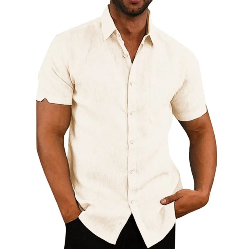 Camisa Masculina de Linho Sampaio® S1159