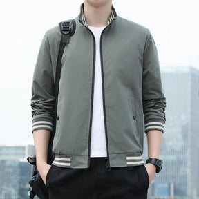 Jaqueta Masculina com Zíper Fashion