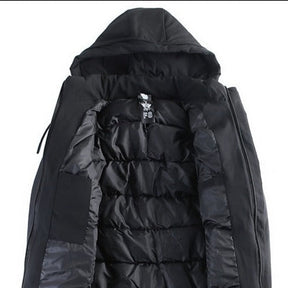 Jaqueta Masculina Longa com Capuz