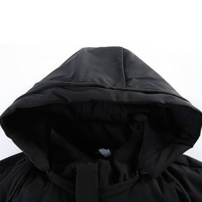 Jaqueta Masculina Longa com Capuz