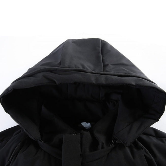 Jaqueta Masculina Longa com Capuz