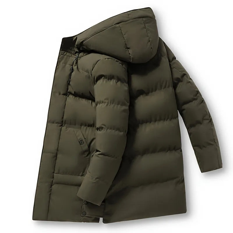 Jaqueta Puffer Longa Plus Size Masculina Sampaio®