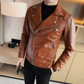 Jaqueta de Couro Masculina Sampaio® S1322