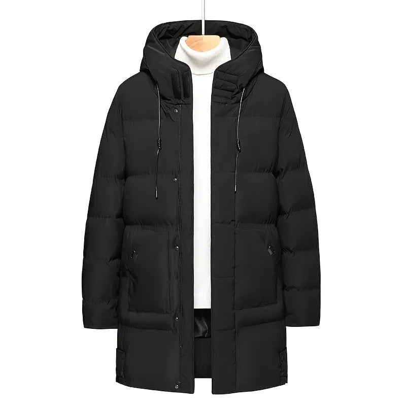 Jaqueta Puffer Longa Plus Size Masculina Sampaio®