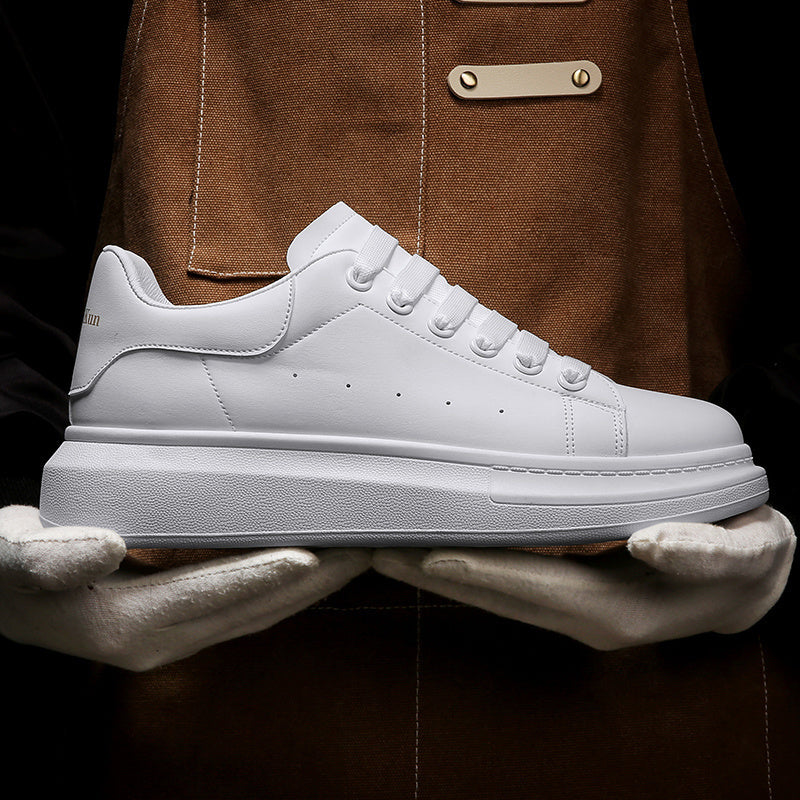Tênis Masculino Casual de Couro