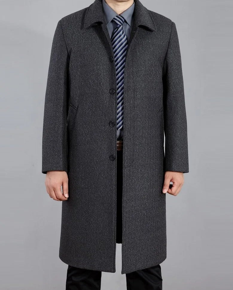 Sobretudo Masculino Plus Size de Lã Grife Sampaio®