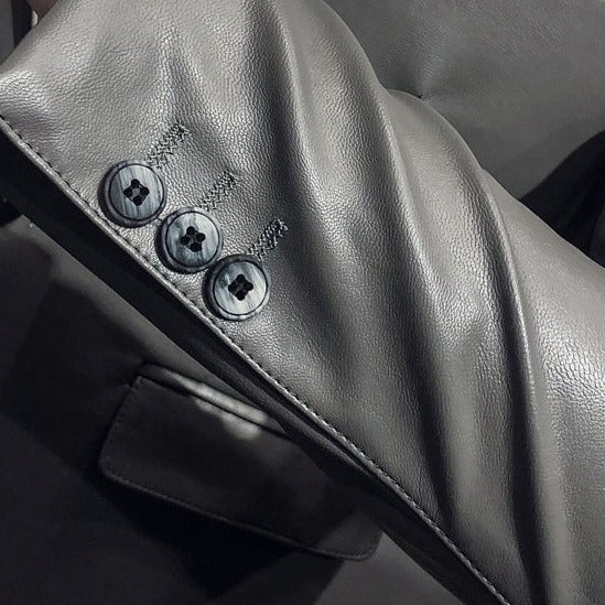 Blazer Masculino de Couro Sampaio®