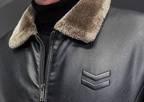 Jaqueta Masculina de Couro Sampaio® S1119