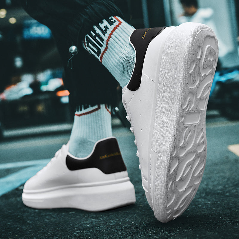 Tênis Masculino Casual de Couro