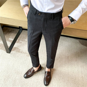 Calça Social Listrada Masculina Sampaio®