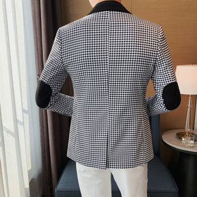 Blazer Masculino Slim Fit Xadrez Sampaio® S1036