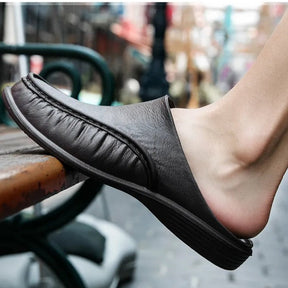 ﻿Sapato Mocassim de Couro Sampaio® S1203