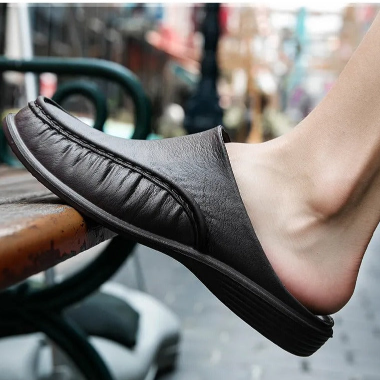 ﻿Sapato Mocassim de Couro Sampaio® S1203